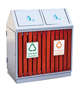 推蓋式分類鋼木果皮箱HT-GM6380